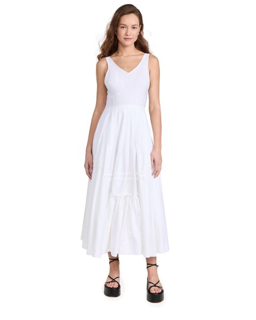 Molly Goddard White Juniper Dress