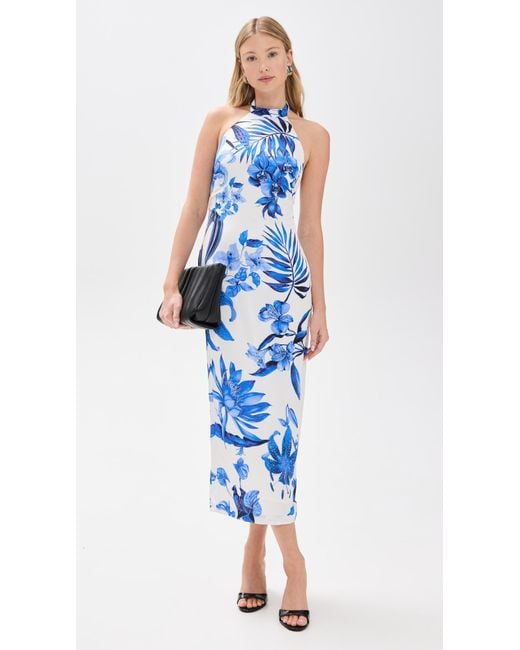 Rococo Sand Blue Midi Dress