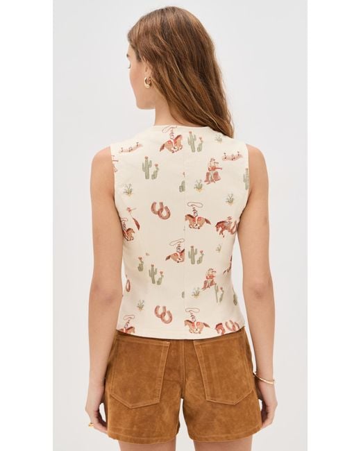 Bailey Rose Brown Sleeveless Top