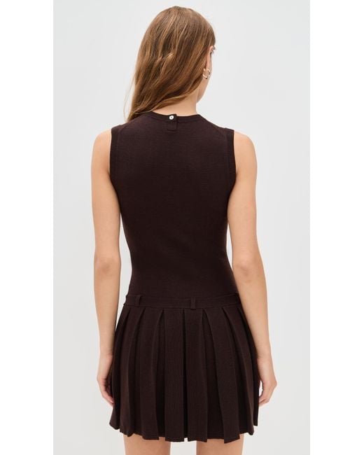 Sandy Liang Black Millie Dress