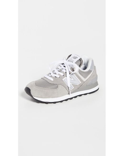 New Balance Gray 574 Iconic Classic Sneakers