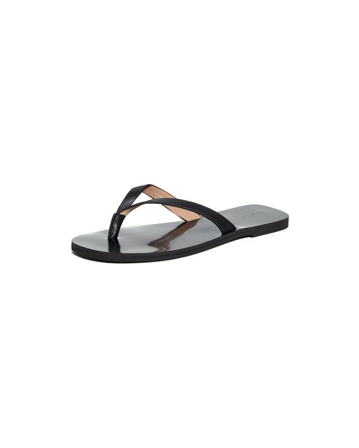 Madewell Black The Gabi Thong Slide Sandal