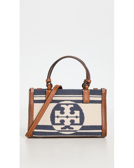 ella jacquard stripe tote bag