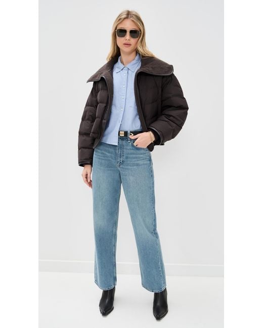 Rag & Bone Black Gloria Puffer Jacket