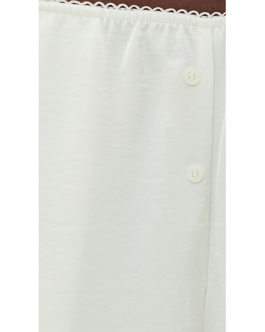 Lioness White Bloom Pants