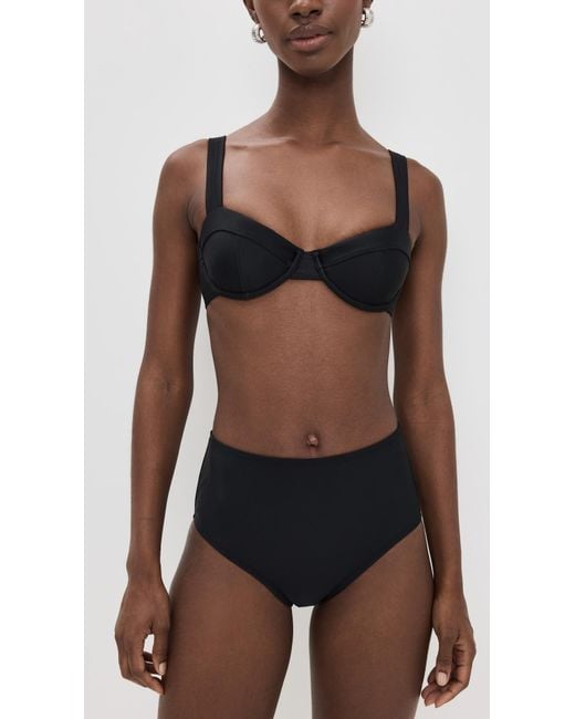 Solid & Striped Black The Lilo Top