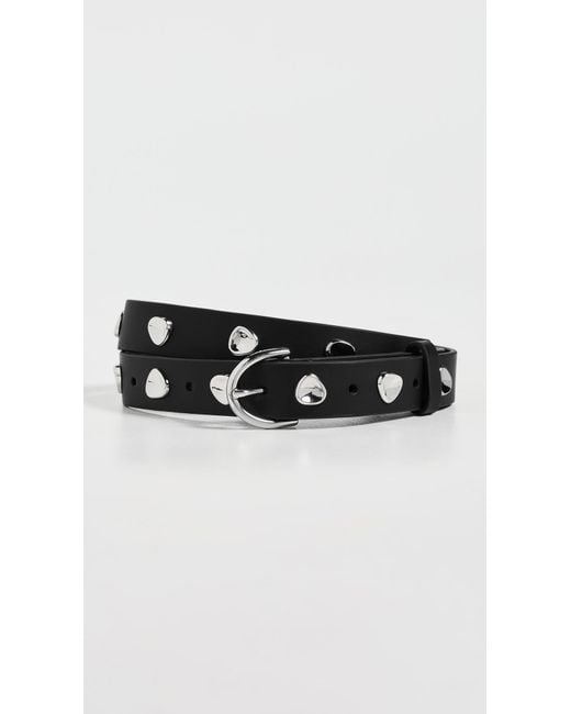 Rag & Bone Black Brynn Belt