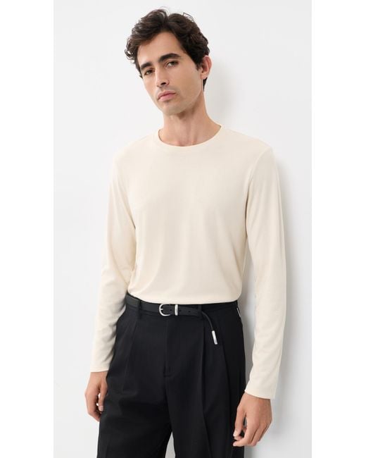 Theory White Essential Tee for men