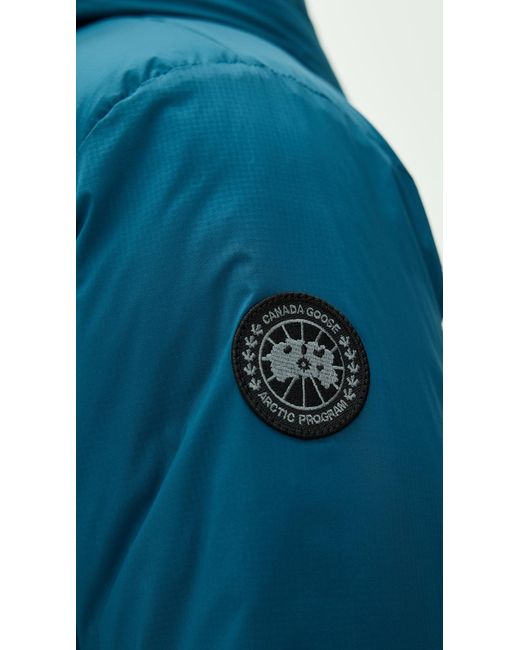 Canada Goose Blue Lodge Disc Hooded Jacket for men