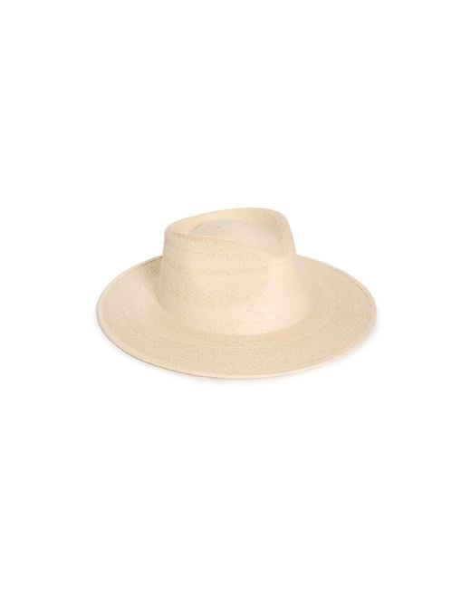 Brixton White Marcos Straw Fedora