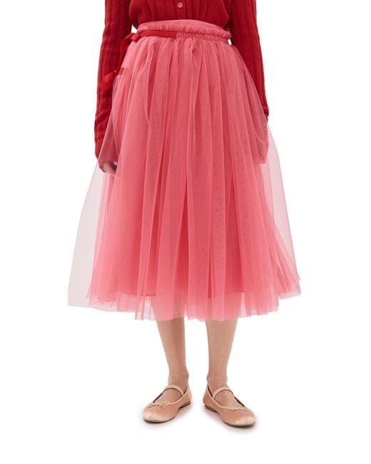 Molly Goddard Pink Lottie Skirt