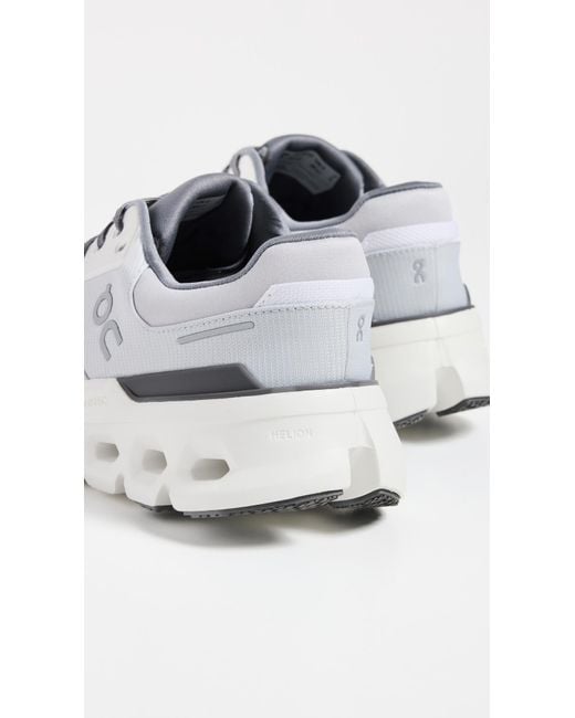On Shoes White Cloudrunner 2 Sneakers