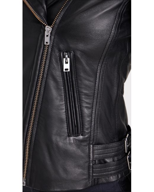 IRO Black Han Leather Jacket