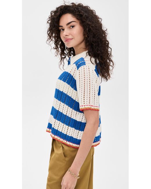 De Loreta Blue Guatemala Blouse