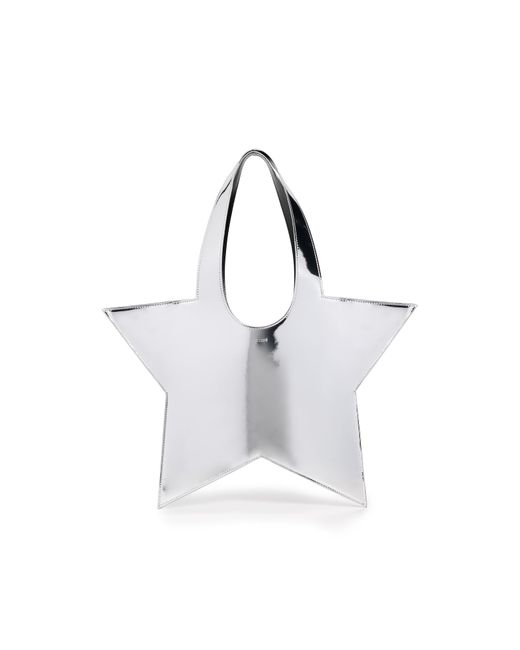 Coperni Metallic Mirrored Mini Star Tote Bag