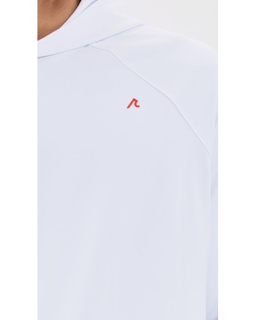 Redvanly White Larkin Performance Hoodie for men