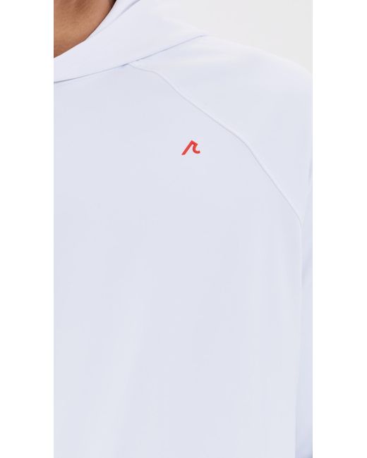 Redvanly White Larkin Performance Hoodie for men