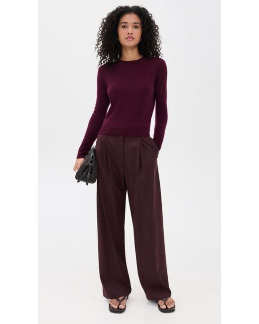 ÉTERNE Purple Francis Cashmere Sweater