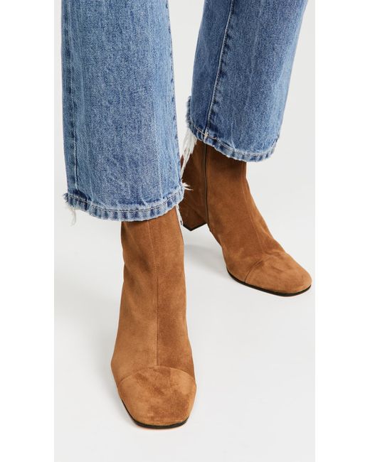 Staud White Aimee Short Boots