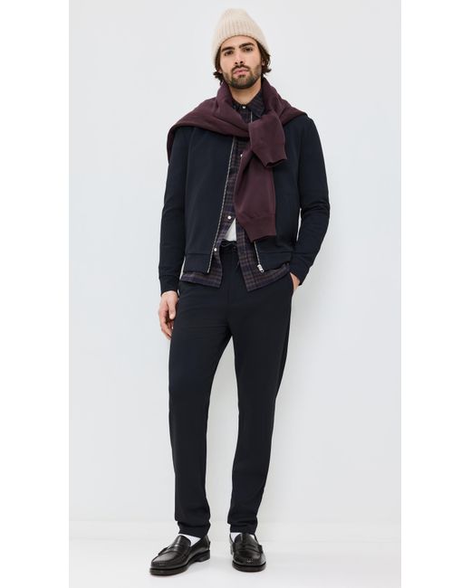 Les Deux Blue Como Bomber Jacket for men