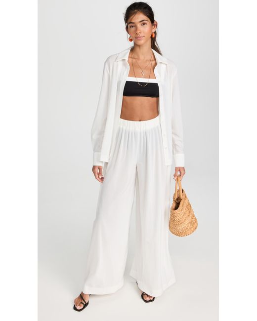 Staud White Miriam Top