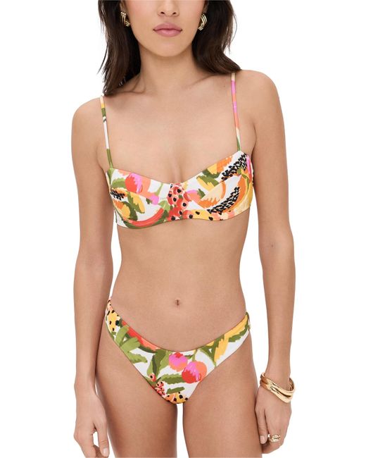 Farm Rio Black Fruits Paradise Underwire Bikini Top