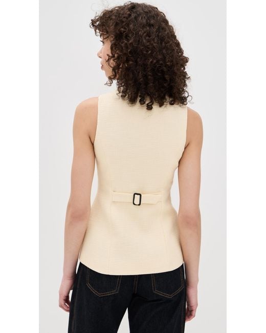 ALIGNE Black Leo Boucle Waistcoat