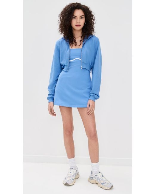 Alo Yoga Airbrush Streamlined Dress in Blue | Lyst
