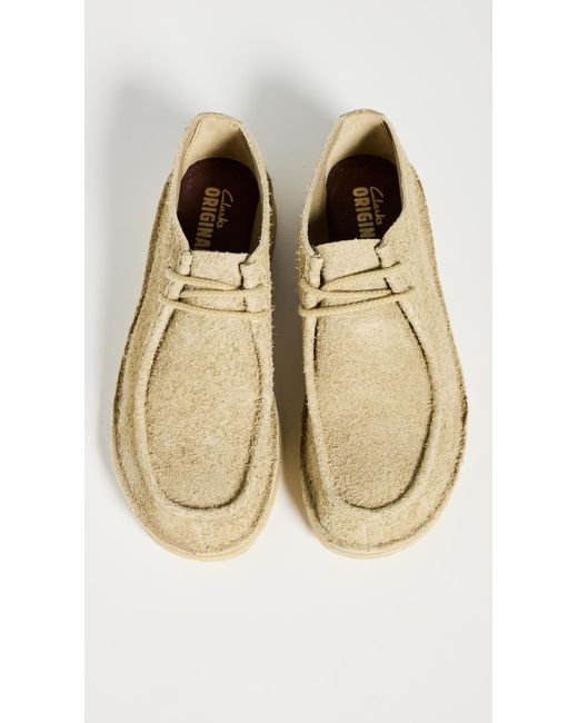 Clarks White Desert Nomad Shoes for men