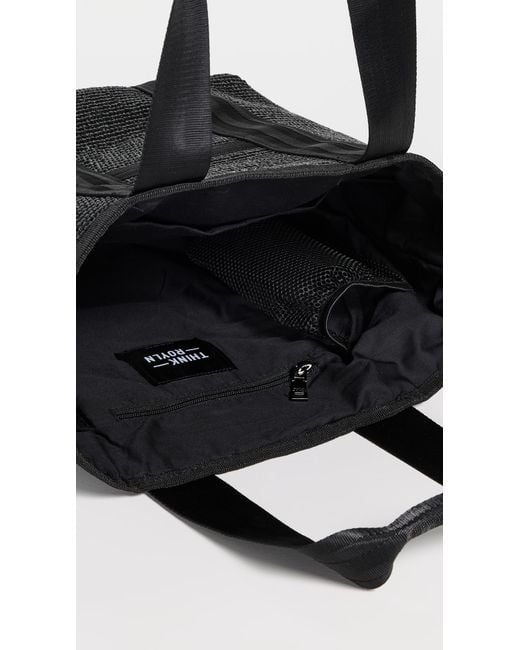Think Royln Black Capri Tote