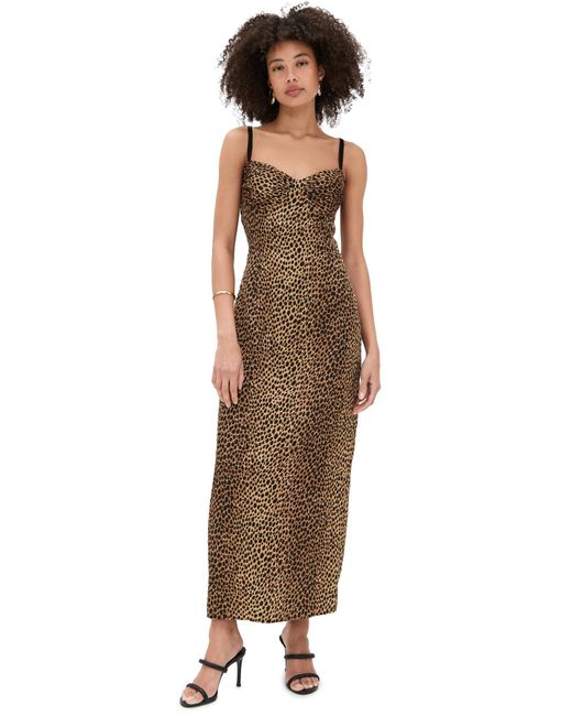 Reformation Multicolor Stormi Satin Dress