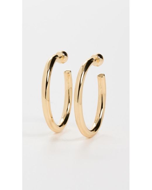 Gorjana Black Carter Hoops