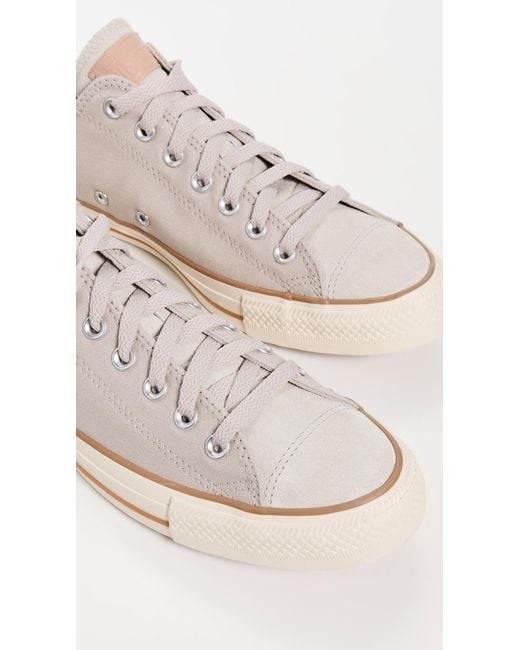 Converse White Chuck Taylor All Star Canvas And Leather Sneakers for men