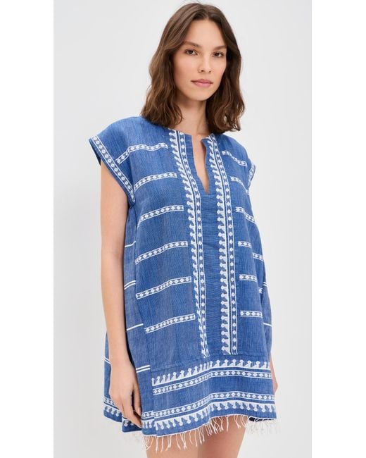 Lemlem Blue Elina Caftan