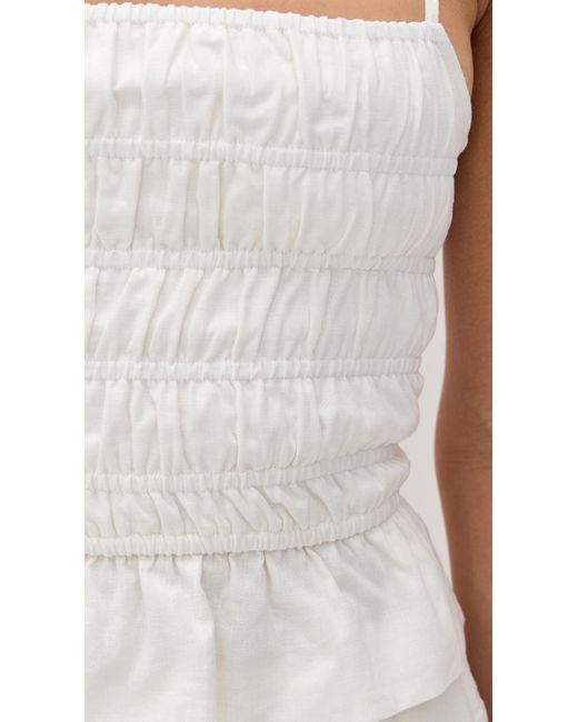 Solid & Striped White The Delta Top