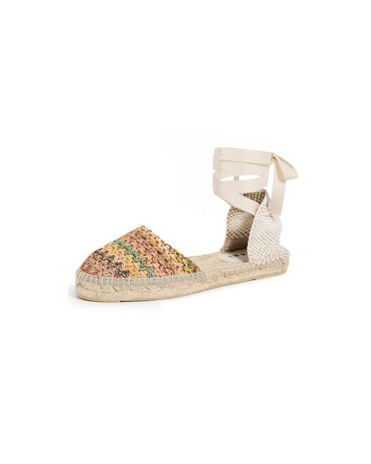 Manebí White Flat Valenciana Espadrilles