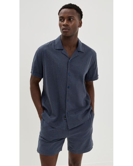 Rails Blue Atlas Shirt for men