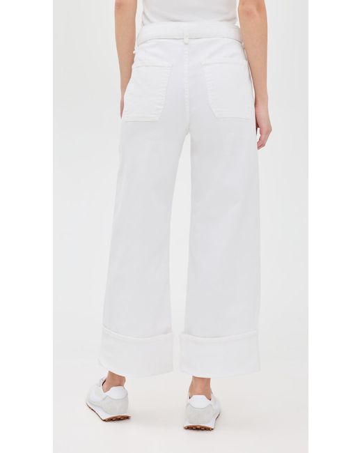 Rag & Bone White Andi Jeans With Belt