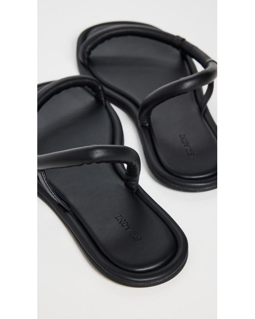 St. Agni Black Soft Loop Slides