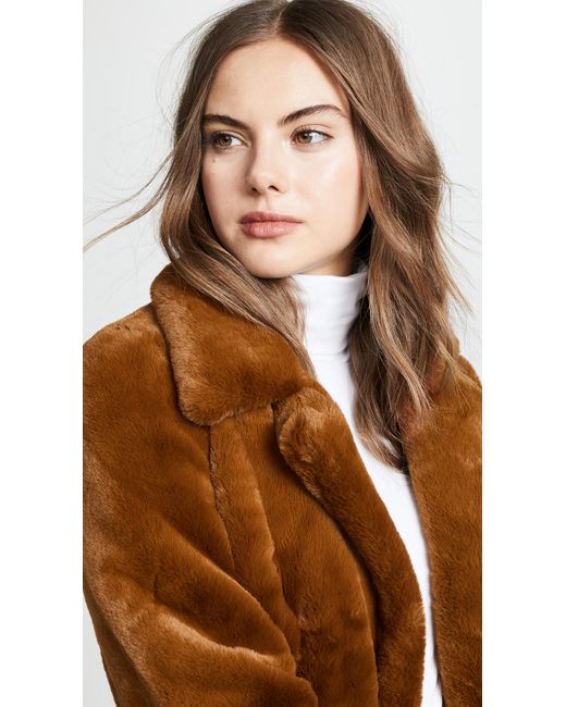 Blank Nyc Cropped Faux Fur Jacket In, Blank Nyc Faux Fur Coat