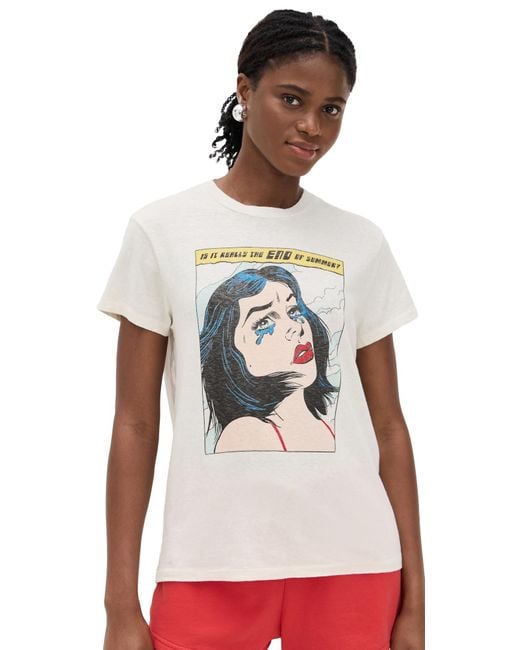 Re/done Multicolor 70S Summer Loose Tee