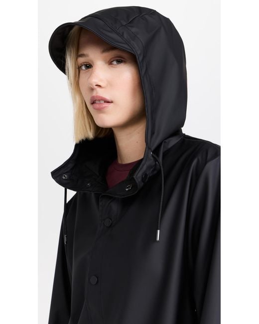 Rains Black Rain Jacket