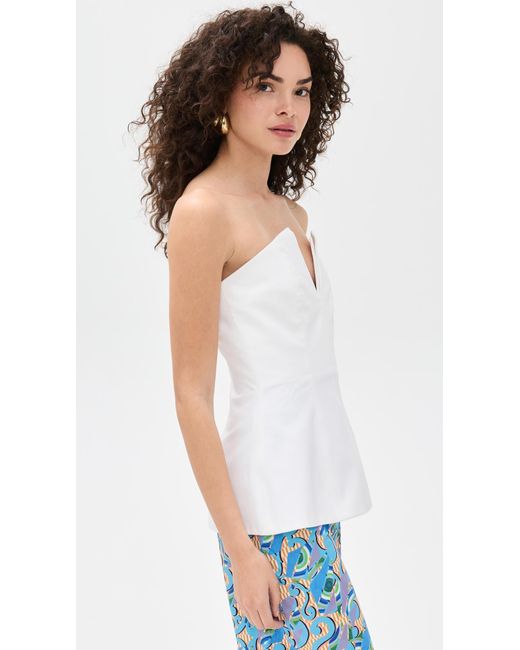 De Loreta White Corozo Top