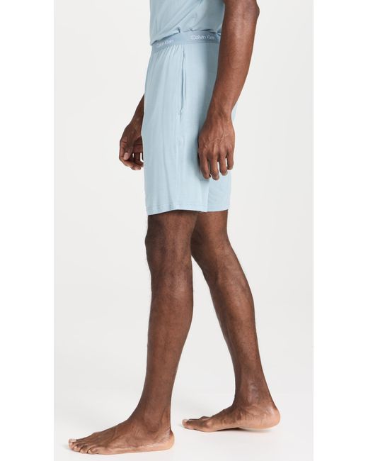 Calvin Klein Blue Cavin Kein Underwear Utra Oft Odern Ounge Eep Hort for men
