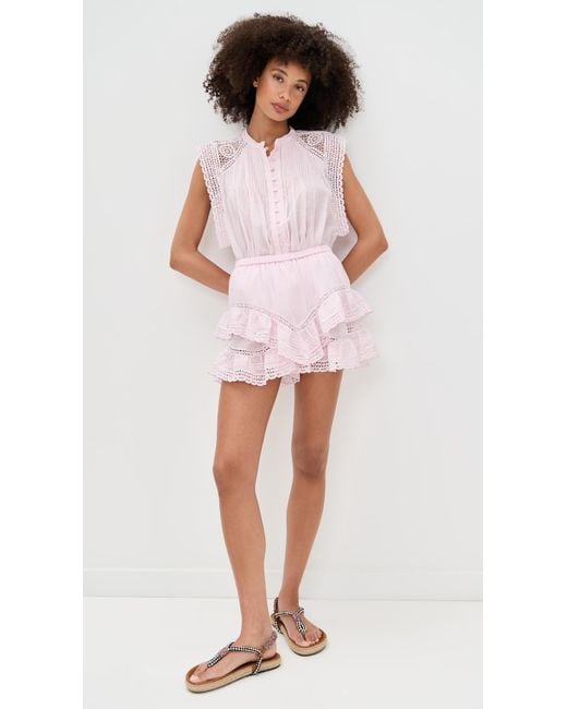 Isabel Marant Pink Gresia Blouse