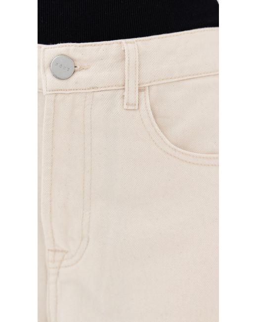 Rohe Natural Baggy Fit Denim Shorts