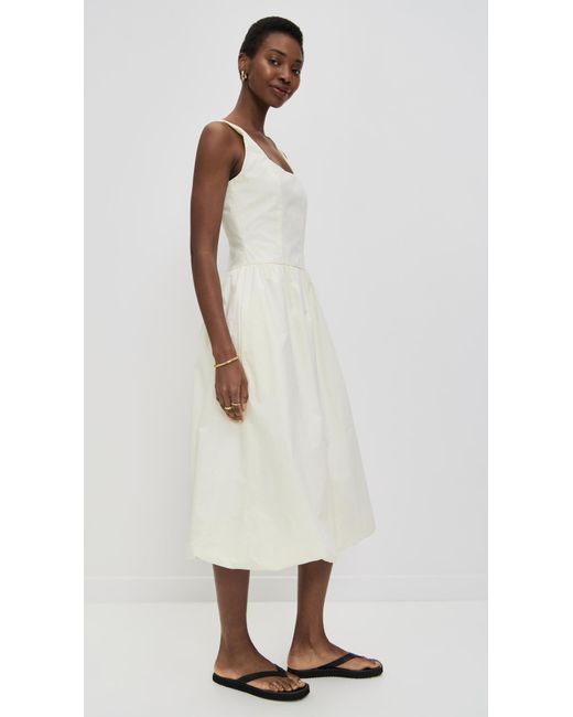 Bailey Rose White Bubble Hem Dress
