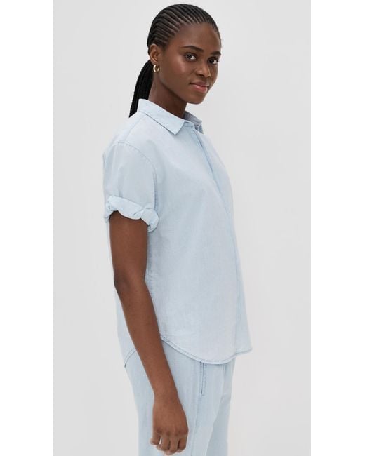 Xirena Blue Channing Shirt