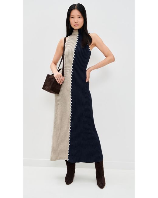 black knit gwendolyn maxi dress En Saison in Sweater Mini DressV