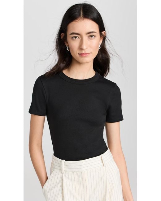 Veronica Beard Black Pruitt Tee